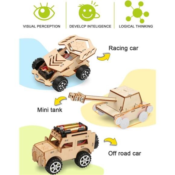 Poraxy 5 in 1 STEM Kits for Kids Age 8-10, Science Building Projects Craft for - Picture 2 of 7
